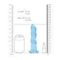 RealRock - Dildo z przyssawką karbowane 17 cm RealRock by Shots