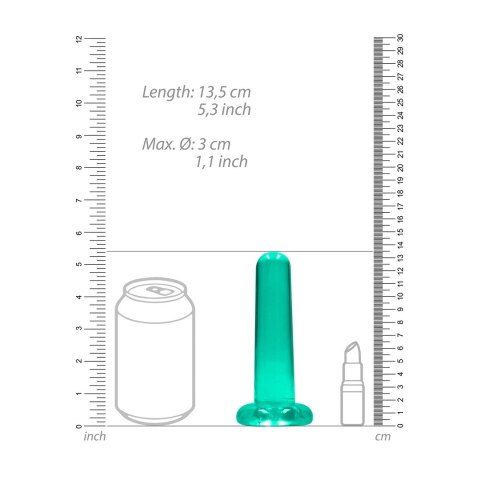 RealRock - Dildo z przyssawką proste 13,5 cm RealRock by Shots RealRock - Dildo z przyssawką proste 13,5 cm RealRock by Shots