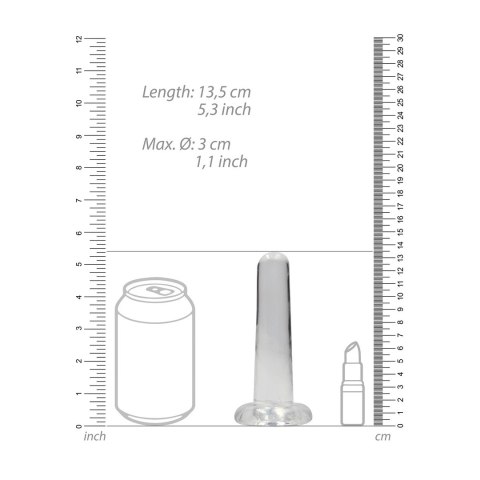 RealRock - Dildo z przyssawką proste 13,5 cm RealRock by Shots RealRock - Dildo z przyssawką proste 13,5 cm RealRock by Shots