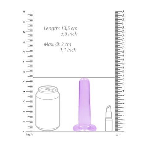 RealRock - Dildo z przyssawką proste 13,5 cm RealRock by Shots RealRock - Dildo z przyssawką proste 13,5 cm RealRock by Shots