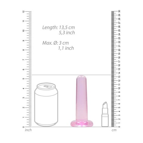 RealRock - Dildo z przyssawką proste 13,5 cm RealRock by Shots RealRock - Dildo z przyssawką proste 13,5 cm RealRock by Shots