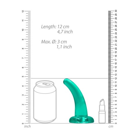 RealRock - Dildo z przyssawką zakrzywione 11,5 cm RealRock by Shots RealRock - Dildo z przyssawką zakrzywione 11,5 cm RealRock by Shots