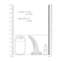 RealRock - Dildo z przyssawką zakrzywione 11,5 cm RealRock by Shots