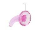 RealRock - Dildo z przyssawką zakrzywione 11,5 cm RealRock by Shots