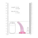 RealRock - Dildo z przyssawką zakrzywione 11,5 cm RealRock by Shots
