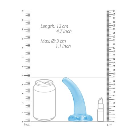 RealRock - Dildo z przyssawką zakrzywione 11,5 cm RealRock by Shots RealRock - Dildo z przyssawką zakrzywione 11,5 cm RealRock by Shots