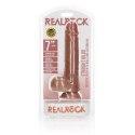 RealRock - Proste realistyczne dildo z jądrami i przyssawką 18 cm RealRock by Shots