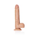 RealRock - Proste realistyczne dildo z jądrami i przyssawką 18 cm RealRock by Shots
