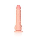 RealRock - Proste realistyczne dildo z jądrami i przyssawką 18 cm RealRock by Shots
