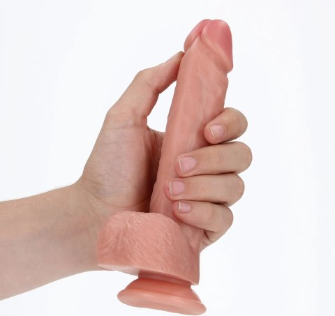 RealRock - Proste realistyczne dildo z jądrami i przyssawką 18 cm RealRock by Shots RealRock - Proste realistyczne dildo z jądrami i przyssawką 18 cm RealRock by Shots