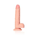 RealRock - Proste realistyczne dildo z jądrami i przyssawką 20,5 cm RealRock by Shots