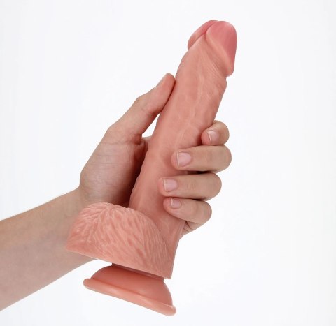 RealRock - Proste realistyczne dildo z jądrami i przyssawką 20,5 cm RealRock by Shots RealRock - Proste realistyczne dildo z jądrami i przyssawką 20,5 cm RealRock by Shots