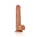 RealRock - Proste realistyczne dildo z jądrami i przyssawką 25,5 cm RealRock by Shots