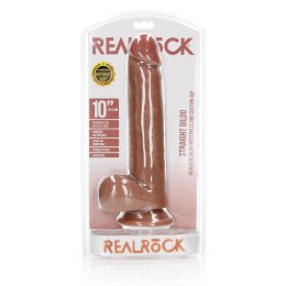 RealRock - Proste realistyczne dildo z jądrami i przyssawką 25,5 cm RealRock by Shots