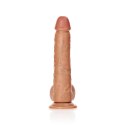 RealRock - Proste realistyczne dildo z jądrami i przyssawką 25,5 cm RealRock by Shots