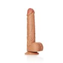 RealRock - Proste realistyczne dildo z jądrami i przyssawką 28 cm RealRock by Shots