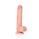 RealRock - Proste realistyczne dildo z jądrami i przyssawką 28 cm RealRock by Shots