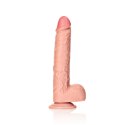 RealRock - Proste realistyczne dildo z jądrami i przyssawką 30,5 cm RealRock by Shots