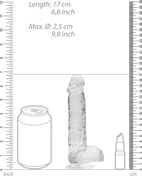 RealRock - Realistyczne dildo z jądrami 15 cm RealRock by Shots RealRock - Realistyczne dildo z jądrami 15 cm RealRock by Shots