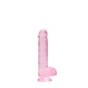 RealRock - Realistyczne dildo z jądrami 15 cm RealRock by Shots