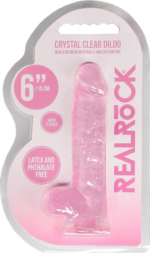 RealRock - Realistyczne dildo z jądrami 15 cm RealRock by Shots RealRock - Realistyczne dildo z jądrami 15 cm RealRock by Shots