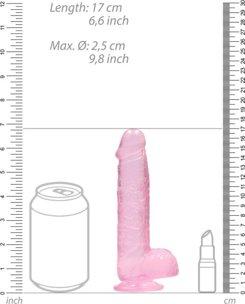 RealRock - Realistyczne dildo z jądrami 15 cm RealRock by Shots RealRock - Realistyczne dildo z jądrami 15 cm RealRock by Shots