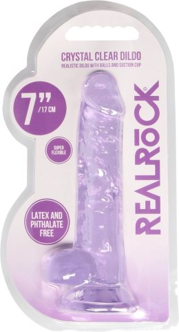RealRock - Realistyczne dildo z jądrami 18 cm RealRock by Shots