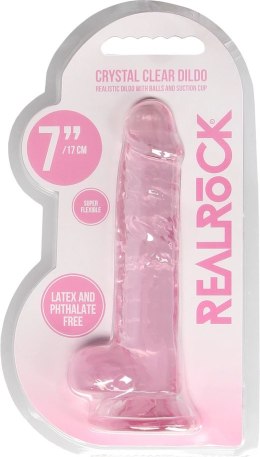 RealRock - Realistyczne dildo z jądrami 18 cm RealRock by Shots