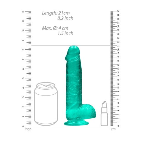 RealRock - Realistyczne dildo z jądrami 21 cm RealRock by Shots RealRock - Realistyczne dildo z jądrami 21 cm RealRock by Shots