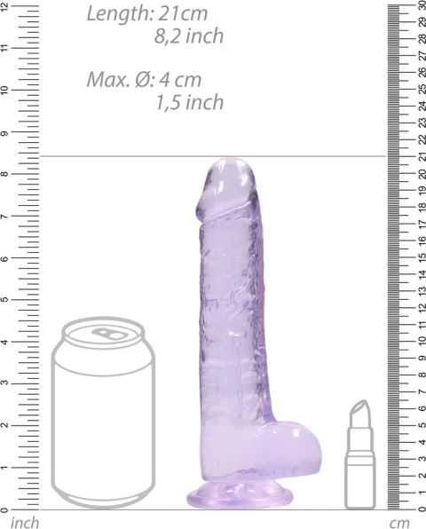 RealRock - Realistyczne dildo z jądrami 21 cm RealRock by Shots RealRock - Realistyczne dildo z jądrami 21 cm RealRock by Shots
