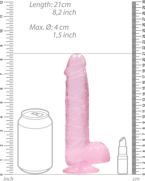 RealRock - Realistyczne dildo z jądrami 21 cm RealRock by Shots RealRock - Realistyczne dildo z jądrami 21 cm RealRock by Shots