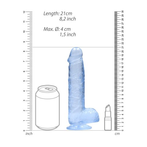 RealRock - Realistyczne dildo z jądrami 21 cm RealRock by Shots RealRock - Realistyczne dildo z jądrami 21 cm RealRock by Shots