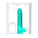 RealRock - Realistyczne dildo z jądrami 22 cm RealRock by Shots
