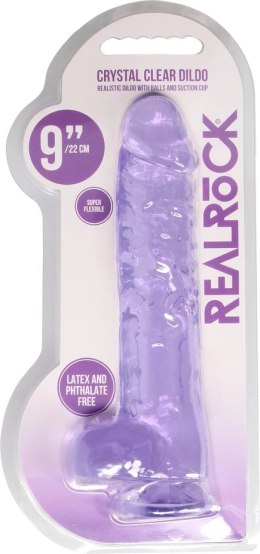 RealRock - Realistyczne dildo z jądrami 23 cm RealRock by Shots