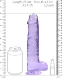 RealRock - Realistyczne dildo z jądrami 23 cm RealRock by Shots