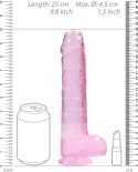 RealRock - Realistyczne dildo z jądrami 23 cm RealRock by Shots