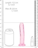 RealRock - Realistyczne dildo z przyssawką 14,5 cm RealRock by Shots