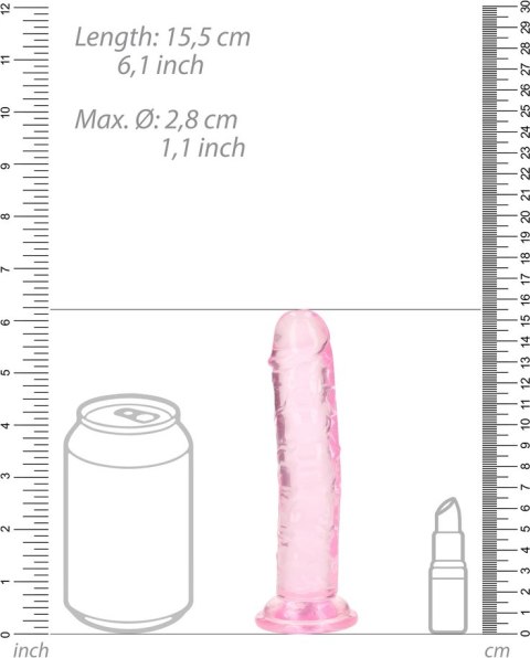 RealRock - Realistyczne dildo z przyssawką 14,5 cm RealRock by Shots RealRock - Realistyczne dildo z przyssawką 14,5 cm RealRock by Shots