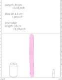 RealRock - Realistyczne podwójne dildo 34 cm RealRock by Shots