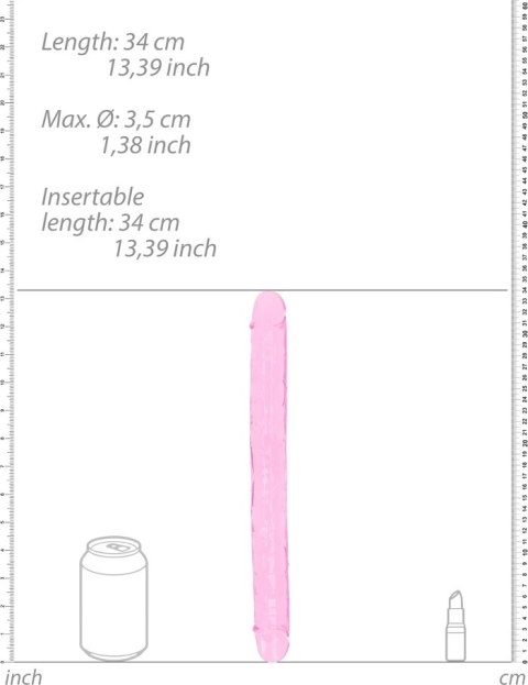 RealRock - Realistyczne podwójne dildo 34 cm RealRock by Shots RealRock - Realistyczne podwójne dildo 34 cm RealRock by Shots