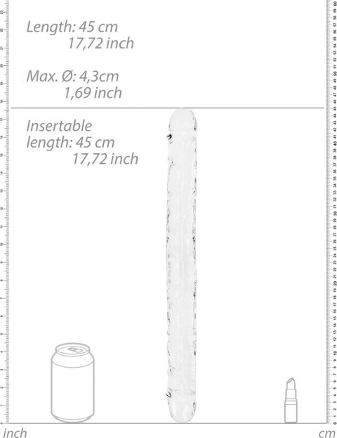 RealRock - Realistyczne podwójne dildo 45 cm RealRock by Shots RealRock - Realistyczne podwójne dildo 45 cm RealRock by Shots
