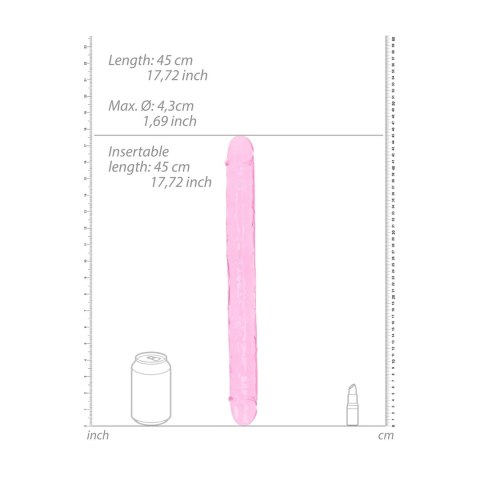 RealRock - Realistyczne podwójne dildo 45 cm RealRock by Shots RealRock - Realistyczne podwójne dildo 45 cm RealRock by Shots