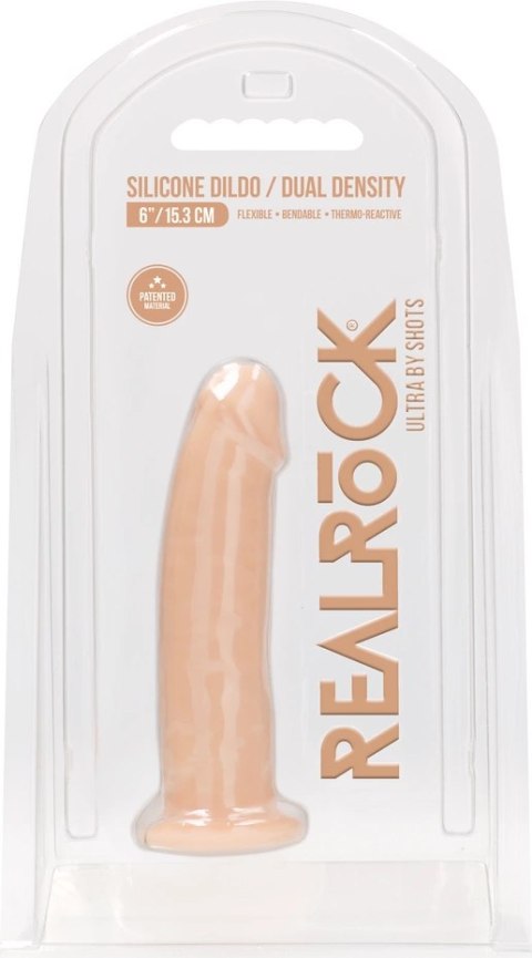 RealRock - Silikonowe dildo bez jąder 15 cm RealRock by Shots RealRock - Silikonowe dildo bez jąder 15 cm RealRock by Shots