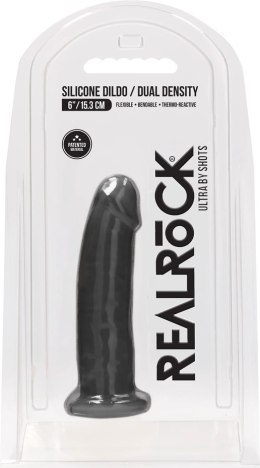 RealRock - Silikonowe dildo bez jąder 15 cm RealRock by Shots