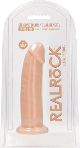 RealRock - Silikonowe dildo bez jąder 23 cm RealRock by Shots