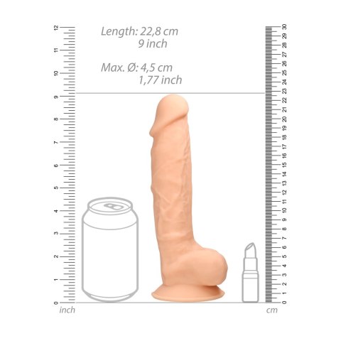 RealRock - Silikonowe dildo z jądrami 23 cm RealRock by Shots RealRock - Silikonowe dildo z jądrami 23 cm RealRock by Shots