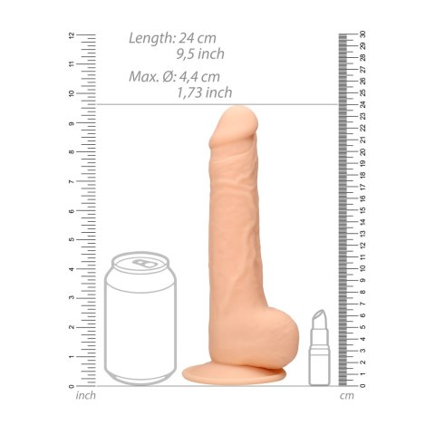 RealRock - Silikonowe dildo z jądrami 24 cm RealRock by Shots RealRock - Silikonowe dildo z jądrami 24 cm RealRock by Shots