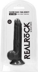 RealRock - Silikonowe dildo z jądrami 24 cm RealRock by Shots