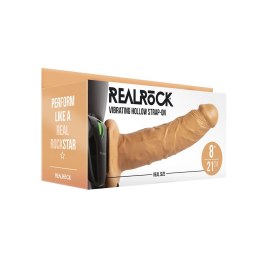 RealRock - Wibrator - dildo na pasku 20,5 cm RealRock by Shots