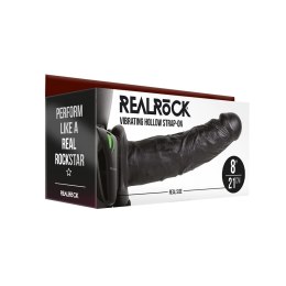 RealRock - Wibrator - dildo na pasku 20,5 cm RealRock by Shots